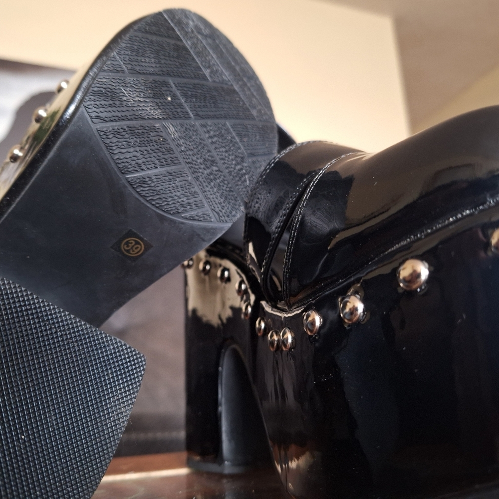 Y2K Goth Platform Chunky High Heel Shoe Sandals - Picture 10 of 10